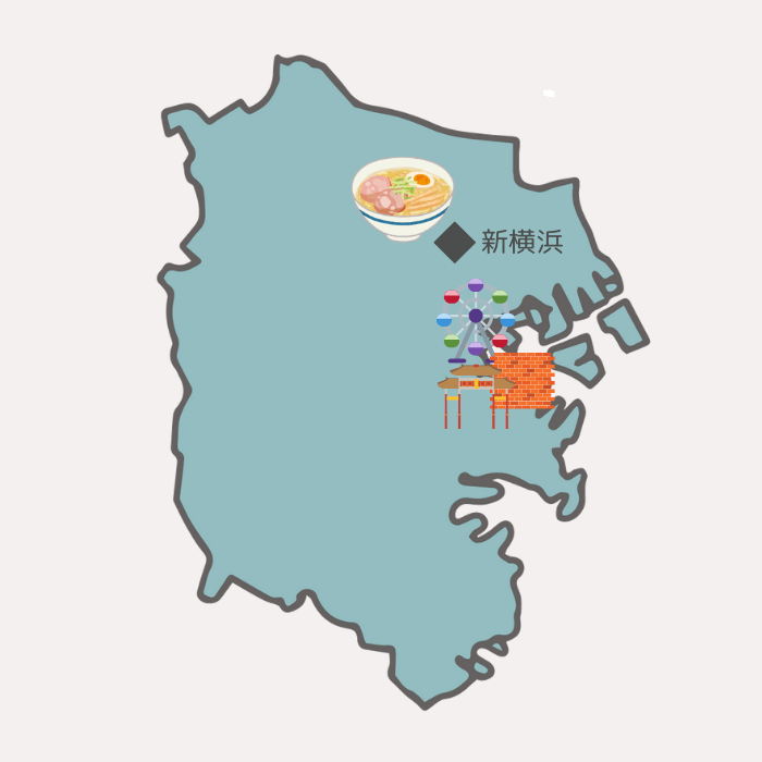 横浜観光エリアマップ